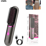 TopHair®  - Super Escova Alisadora 3 em 1 (ALISA, MODELA E ANTI FRIZZ)