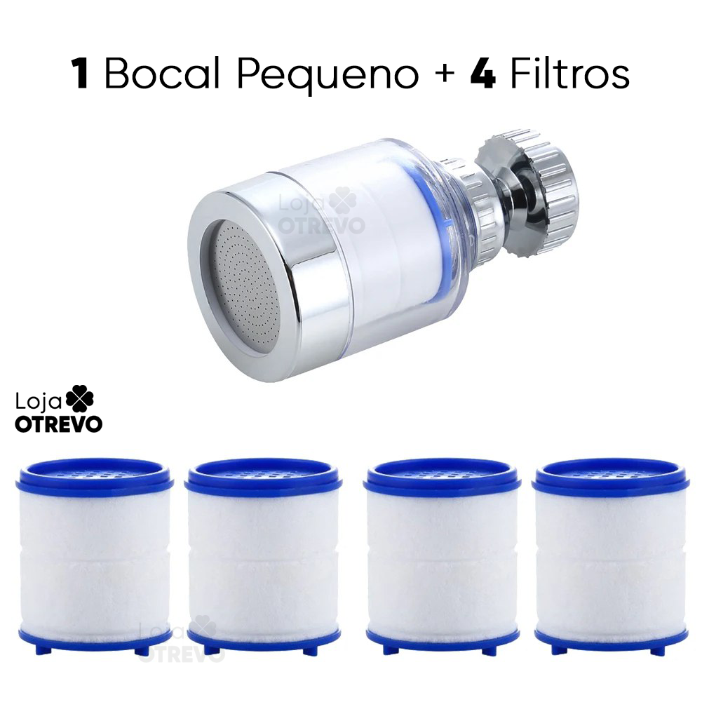 SmartFilter® Filtro Purificador de Água (COMPRE 1 E LEVE 3) - Acompanha Adaptador Universal