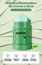 Mascara de Chá Verde Removedora de Cravos, Acne e Poros - MaskGreen® (ULTIMAS UNIDADES EM PROMOÇÃO)