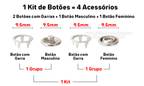 Kit Alicate Fixador + 100 Botões de Pressão (ULTIMOS DIAS DE PROMOÇÃO)