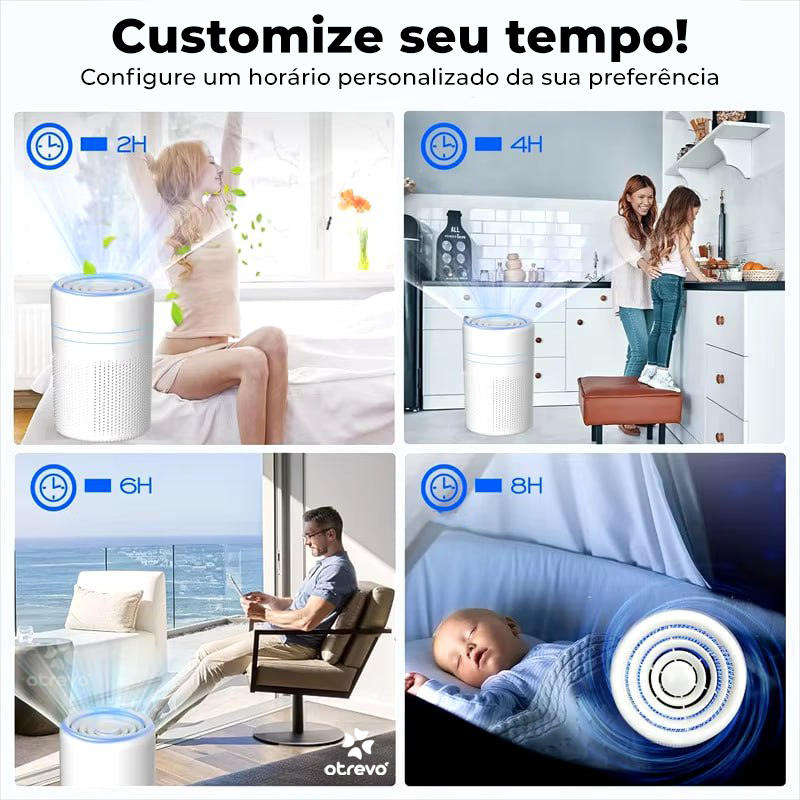 Purificador de Ar CleanAir® KSA10 com Filtro HEPA