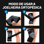 Joelheira Ortopédica de Compressão ®Confort Premium (COMPRE 1 E LEVE 2) (SÓ HOJE)