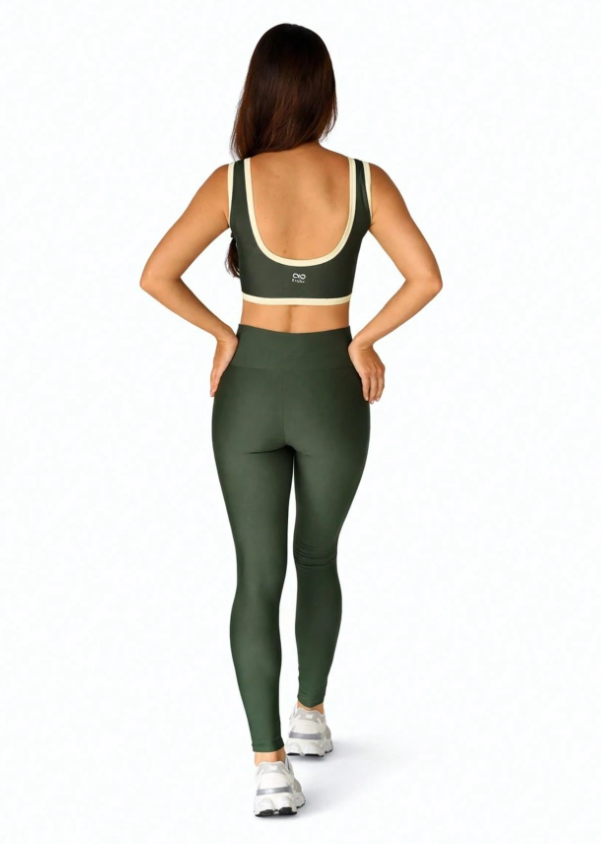 Kit Fitness Feminino 3 Peças – Top + Legging + Short Modelador (QUEIMA DE ESTOQUE)