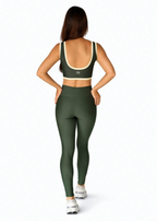 Kit Fitness Feminino 3 Peças – Top + Legging + Short Modelador (QUEIMA DE ESTOQUE)