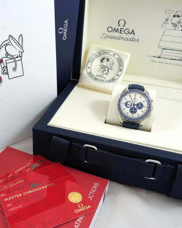 Relógio Speedmaster Snoopy Série de Aniversário 42mm +Caixa e Certificado