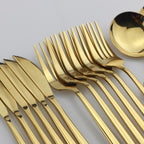 Jogo de Talheres Inox 24 Peças - ®PremiumGold