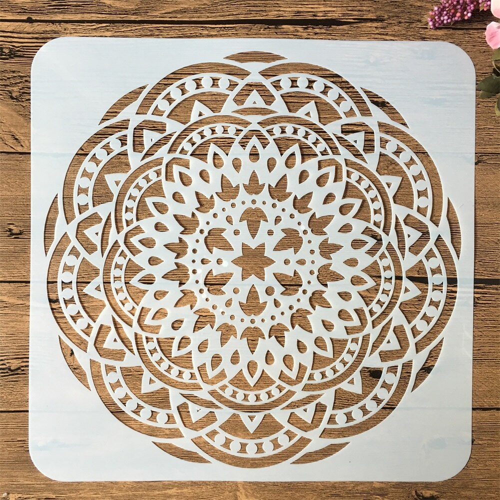 Molde Floral Stencil para Topo de Bolo (Vendas Individuais e Kit Completo)