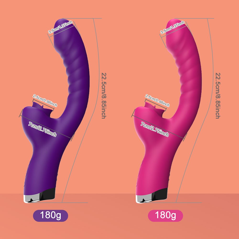 Vibrador Feminino Mágico 2 em 1 - ®HotGirl (100% DE PRAZER)