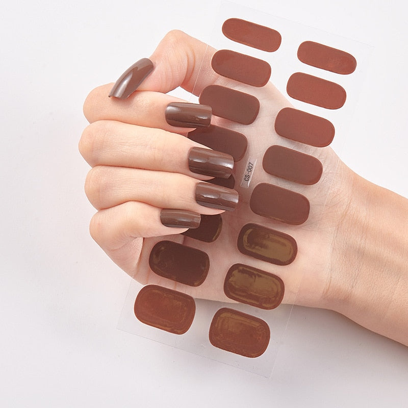 Unhas Adesivas de Gel de Fácil Aplicação - ®NailGirl