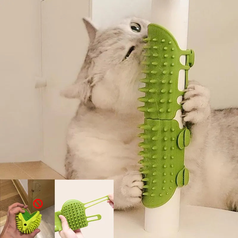 KittyPlay - Escova Interativa (Removedor de Pelos, Arranhador e Massageador)