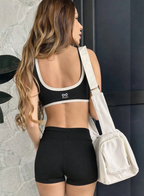 Kit Fitness Feminino 3 Peças – Top + Legging + Short Modelador (QUEIMA DE ESTOQUE)
