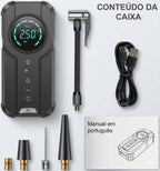 TurboAir™ – Compressor Portátil Inteligente (Compre 1 e leve 2)