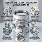 Mirror Coat 4K - Tinta Espelho de Alta Definição 4K