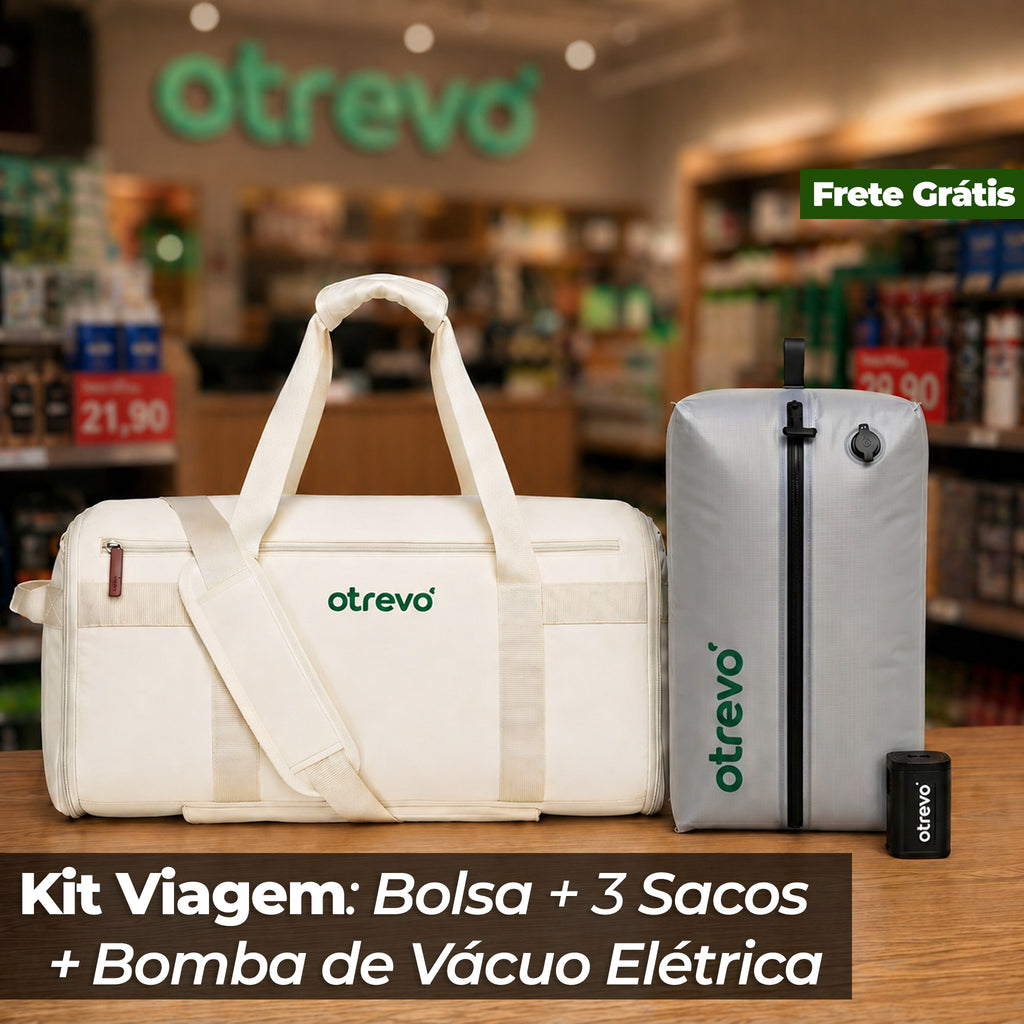 SmartTravel™ Bag 3 em 1 – Bolsa Inteligente com Rodinhas e Vácuo
