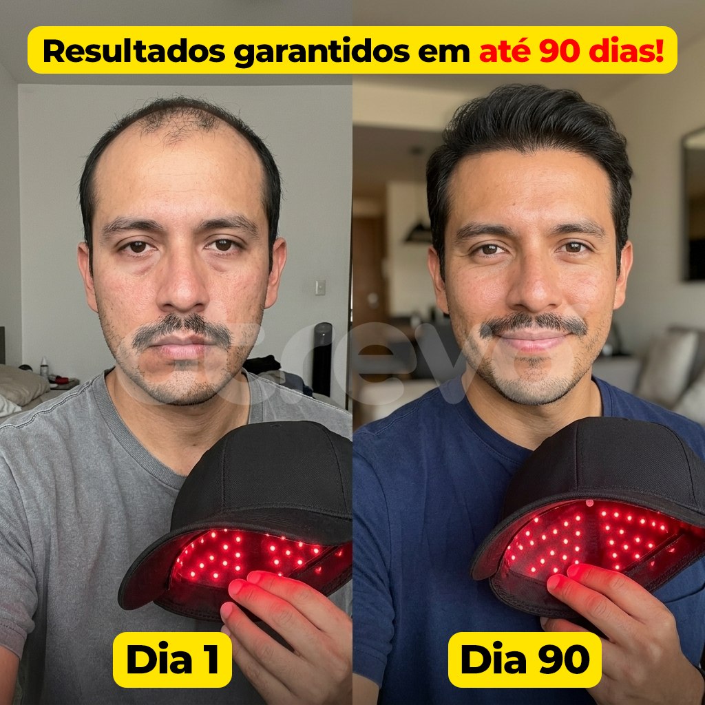 HairLux™ Pro - Tecnologia LED para Crescimento Capilar