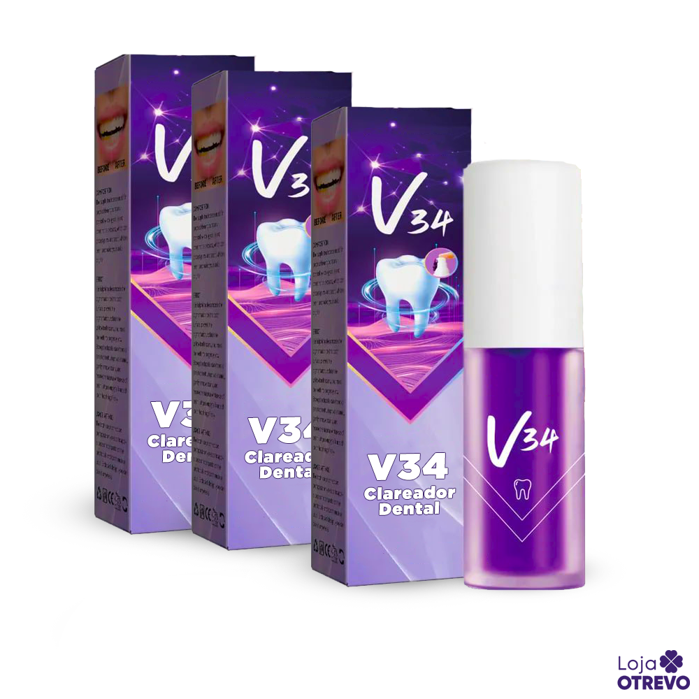 Clareador Dental - ®V34 (Clareamento instantâneo)