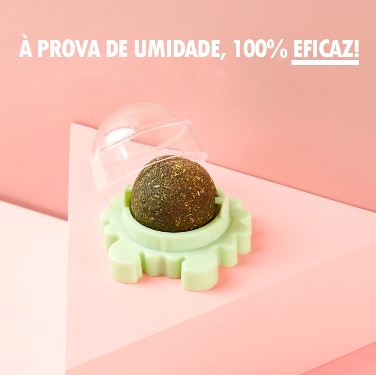Lambedor Catnip Para Gatos - Melhora na digestão e humor