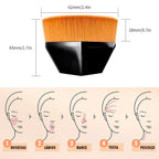 Pincel de Base Plana 3 em 1 - FlawlessFace® LANÇAMENTO 2023