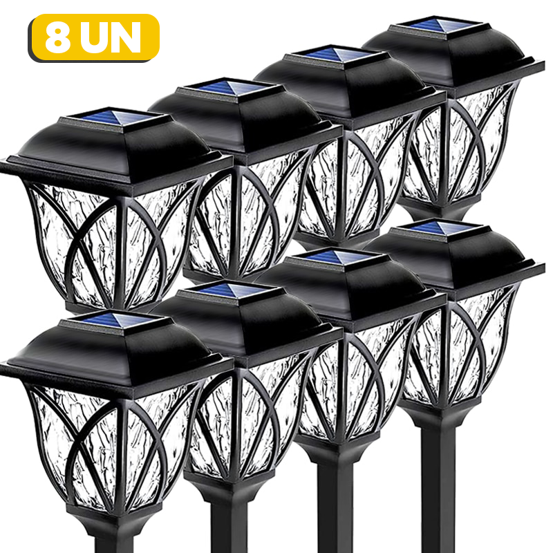 IlumiSolar™ – Lâmpadas LED Solar Automáticas (Kit com 8)