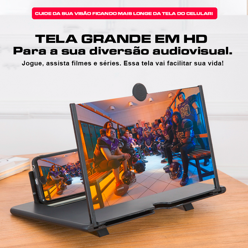 Ampliador de Tela de Celular 3D - AmpliCell (Lançamento) 10,12 polegadas