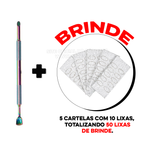 Kit de polimento de Unha e Removedor de Cuticulas 2 em 1  + (50 LIXADORES BRINDE)