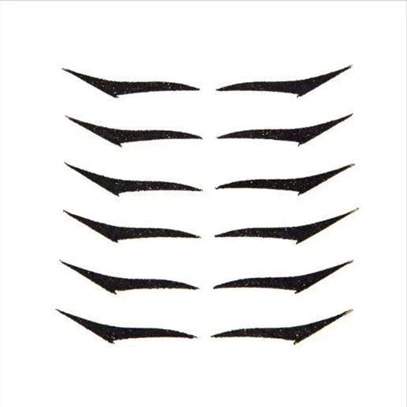 Adesivos de Delineador Reutilizáveis (6 PARES)