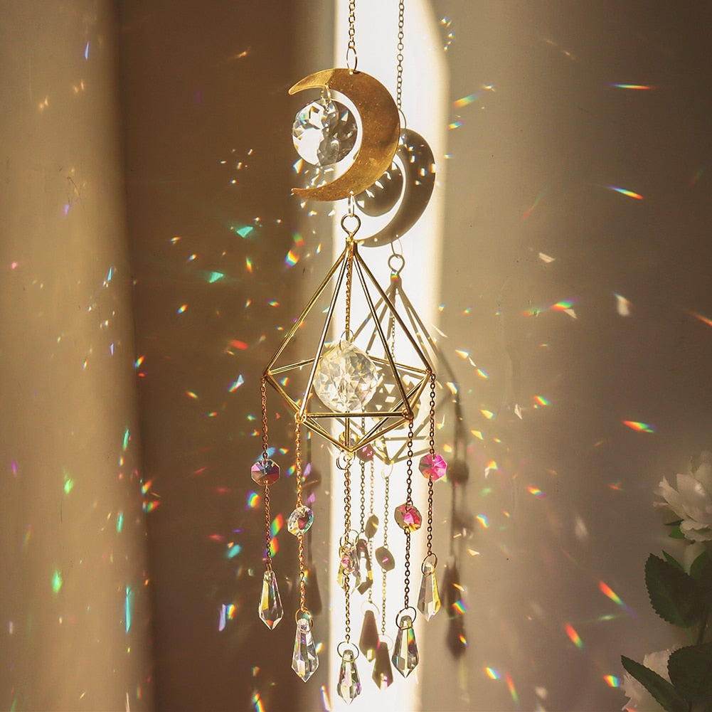 Apanhador de Sol Em Cristais ®Suncatcher + Frete Grátis