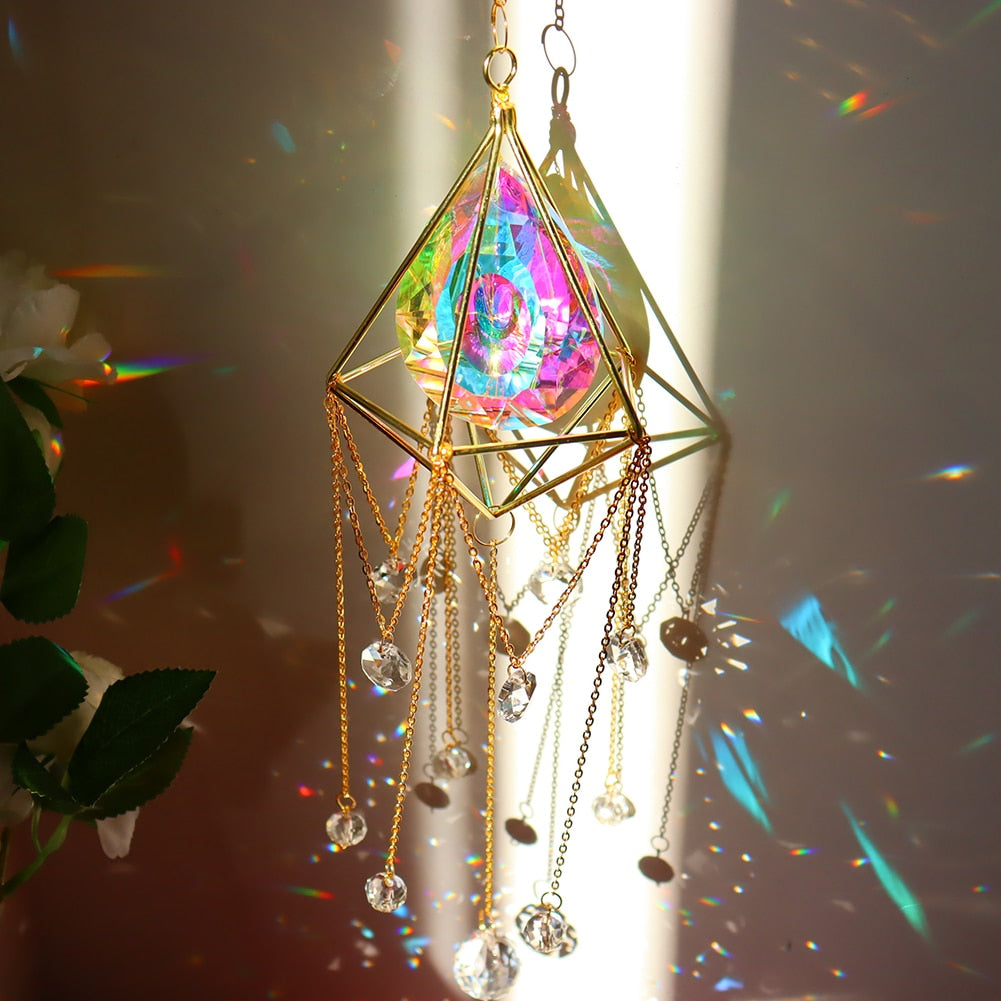 Apanhador de Sol Em Cristais ®Suncatcher + Frete Grátis