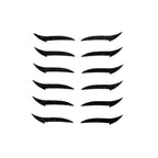 Adesivos de Delineador Reutilizáveis (6 PARES)