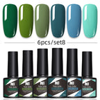 Kit Poligel Com 6 Cores Cada Set - LuxGel Née