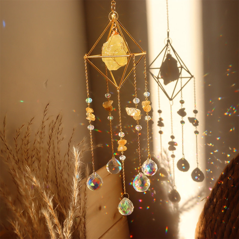 Apanhador de Sol Em Cristais ®Suncatcher + Frete Grátis
