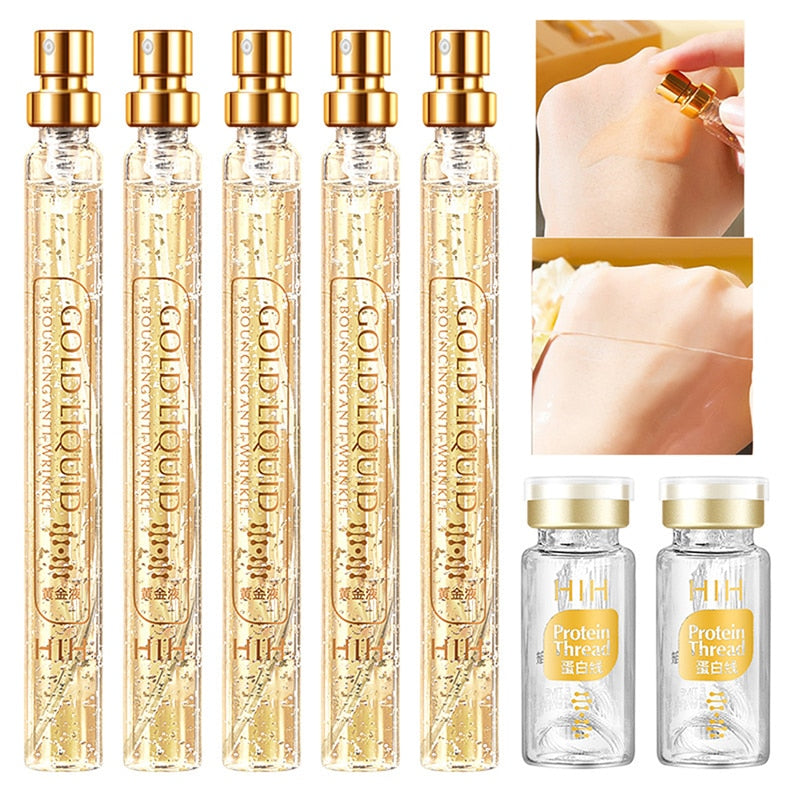 Kit Fios de Colágeno e Seda Removedores de Linhas de Expressão 40 PEÇAS -  ®LiftGold