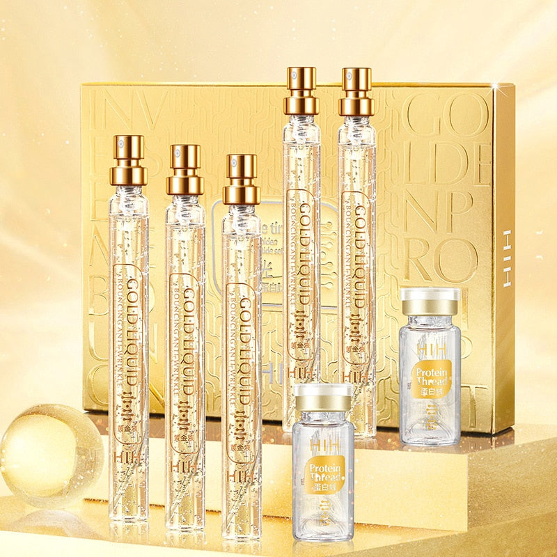 Kit Fios de Colágeno e Seda Removedores de Linhas de Expressão 40 PEÇAS -  ®LiftGold