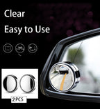 Kit 2 Retrovisores Convexos Ajustáveis 360° - ®VisonMax