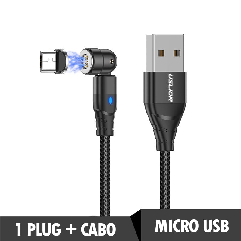 Cabo usb magnético para carregamento rápido ®MagneticCable (SUPER RESISTENTE)