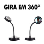 Lâmpada de pôr do sol ®SunsetSun - rotação 360 graus, USB