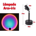 Lâmpada de pôr do sol ®SunsetSun - rotação 360 graus, USB