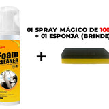 Spray Mágico Para Limpeza e Removedora de Manchas 150ml - FoamCleaner®