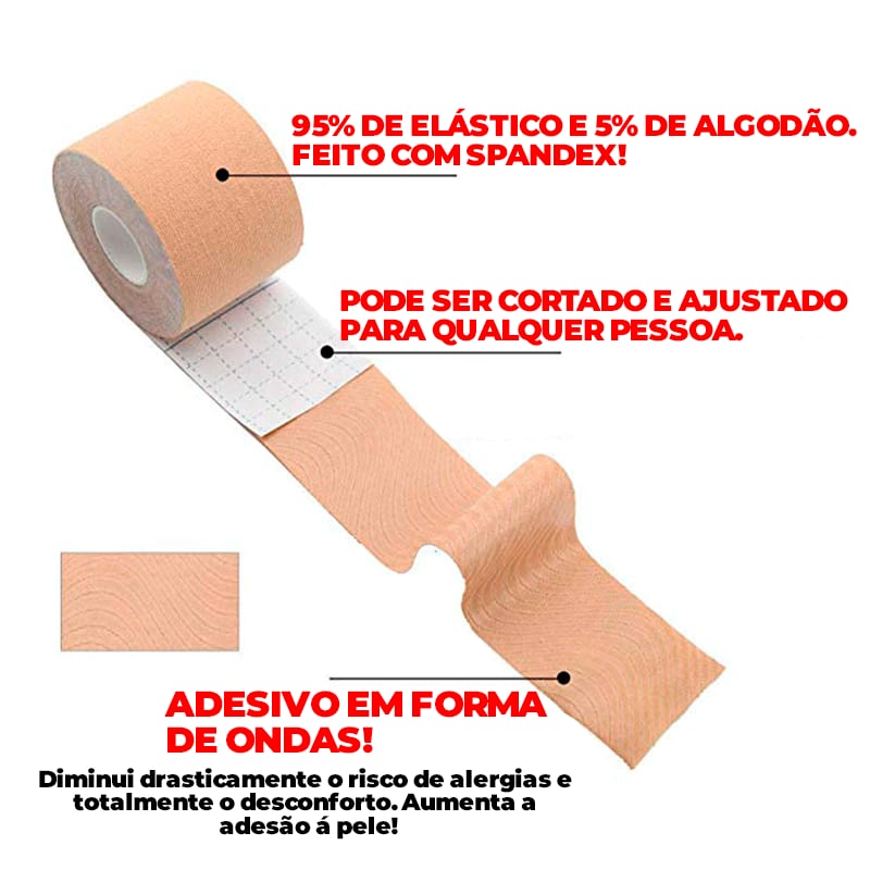 Fita Adesiva Levanta Seio 5 METROS - PushUp Invisível®