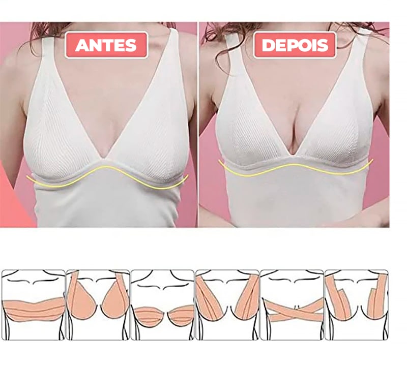 Fita Adesiva Levanta Seio 5 METROS - PushUp Invisível®