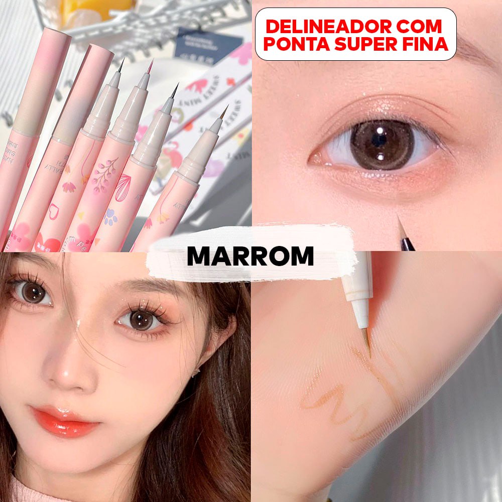 Delineador com Ponta Super Fina - SweetMeans®