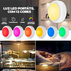 Luz Led Portátil Com 12 Cores - ®SMARTLIGHT